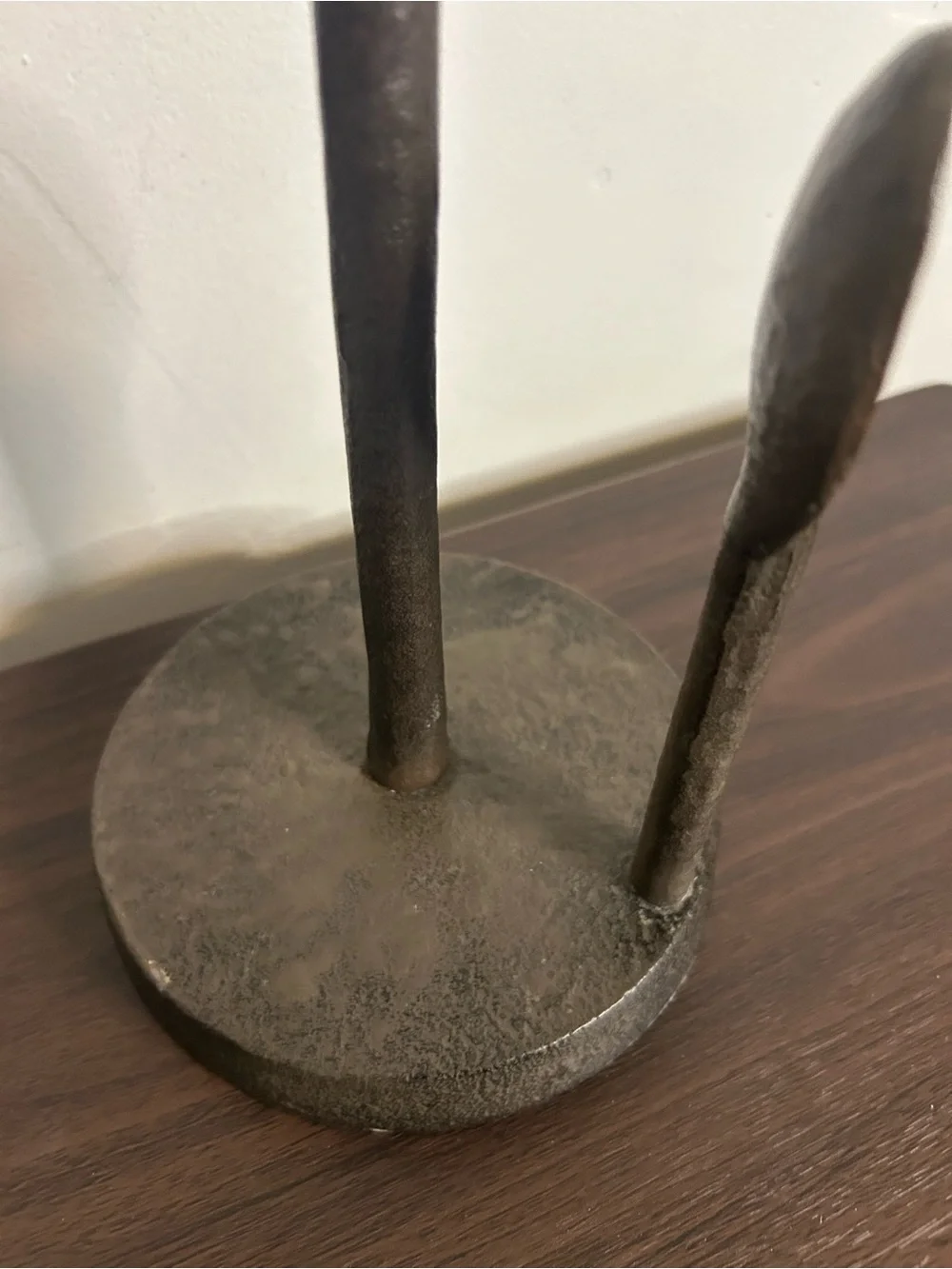 Pottery Barn Cast Iron paper towel holder